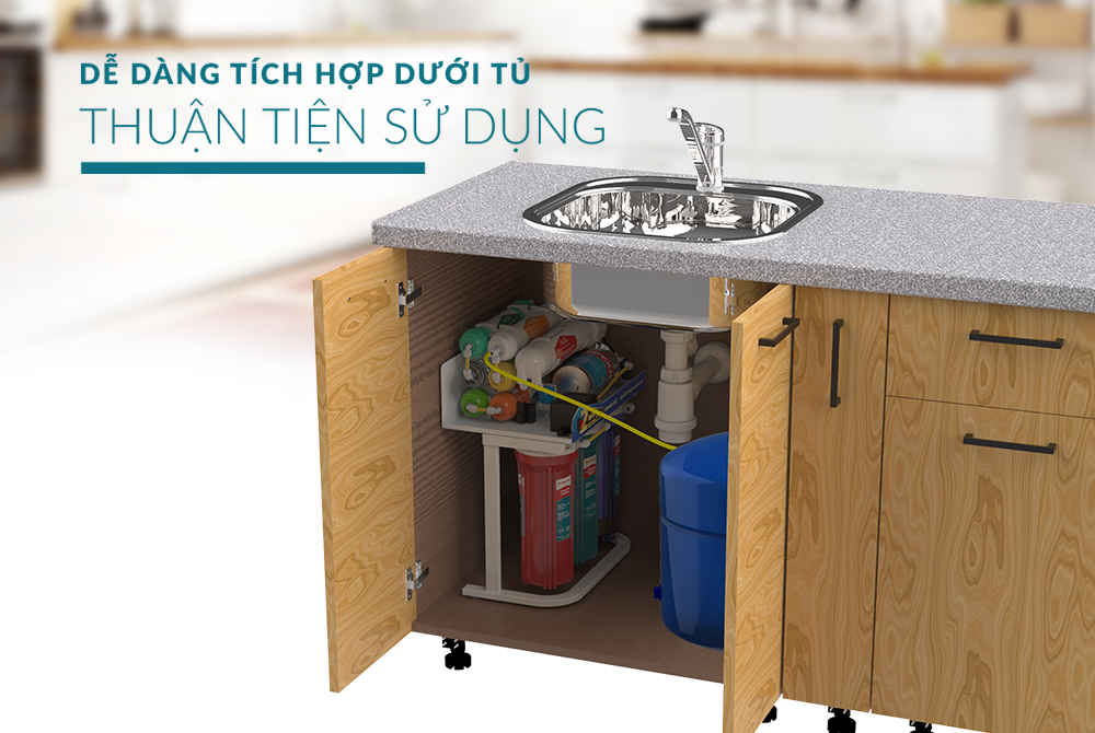Máy lọc nước lắp trong tủ bếp có những loại nào? Tư vấn chọn mua máy lọc nước âm tủ bếp tốt nhất 2
