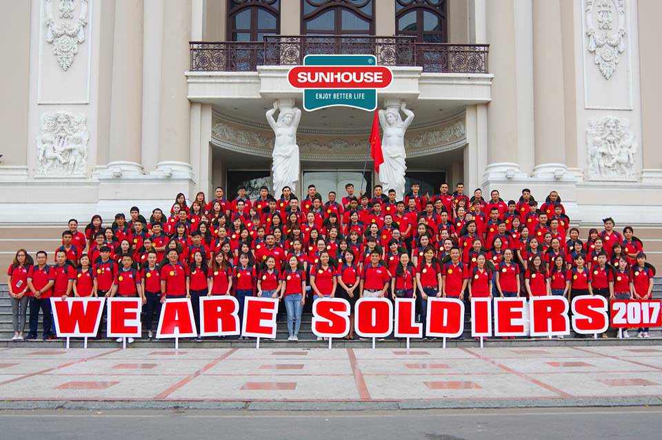 “We are soldiers” 2017 – sự tiếp bước hoàn hảo của sức trẻ SUNHOUSE