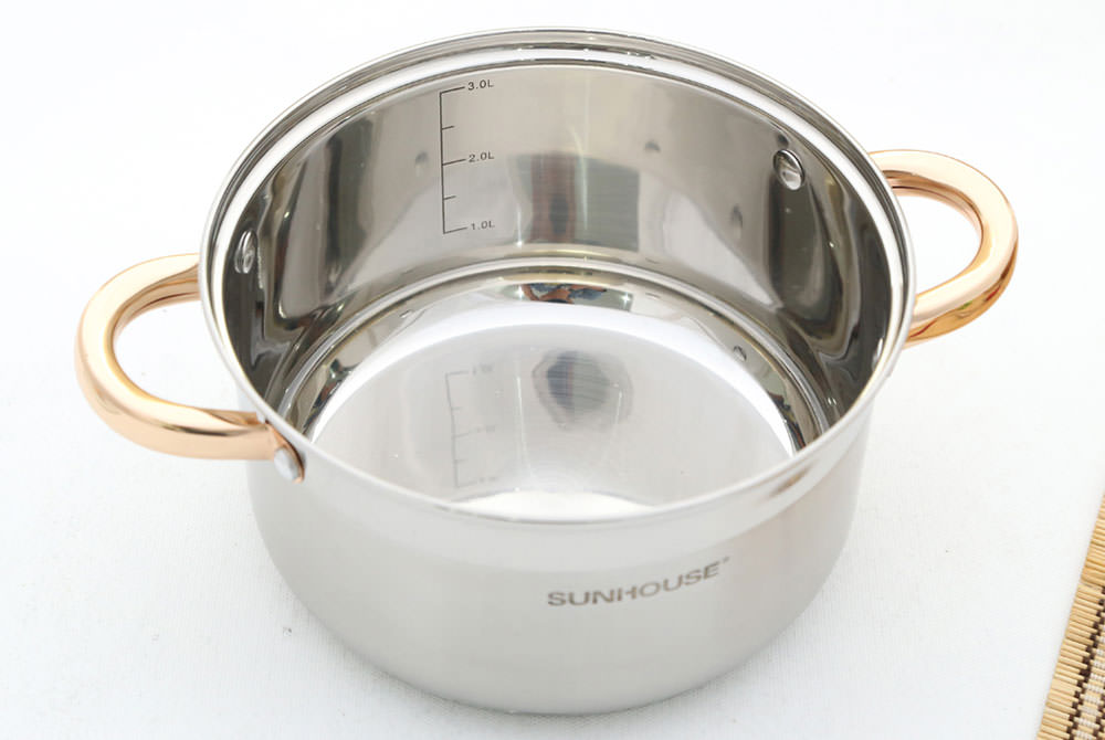 Bộ nồi inox 5 đáy SUNHOUSE SH781 006