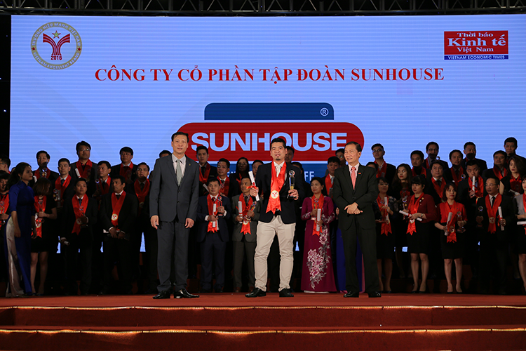 Tập đoàn SUNHOUSE lần thứ hai nhận danh hiệu Thương hiệu mạnh Việt Nam