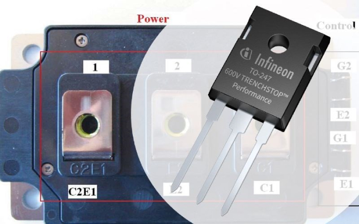 Cấu tạo Transistor IGBT thường thấy trong bếp từ