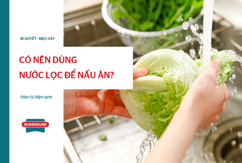 Có nên dùng nước để nấu ăn