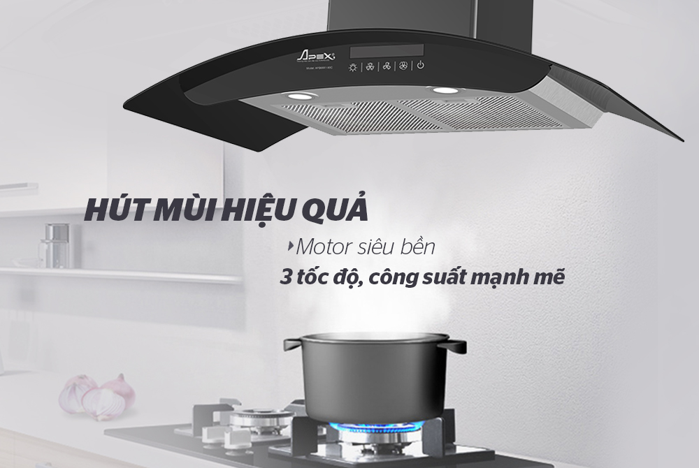 Công suất hút mùi lớn và bền