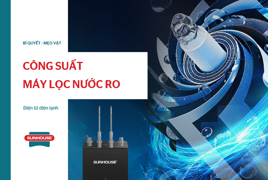 Công suất máy lọc nước RO