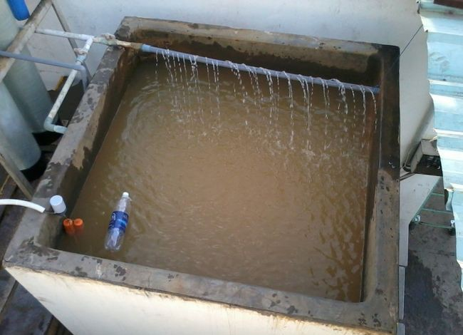 Hạn chế tích trữ nước trong bể