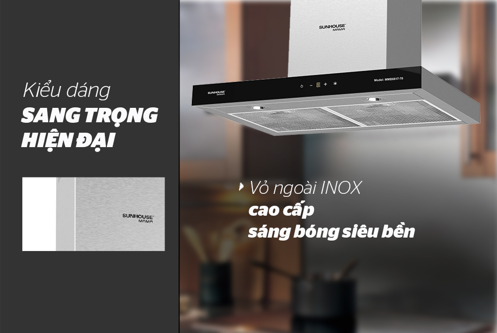 Máy hút chất liệu inox