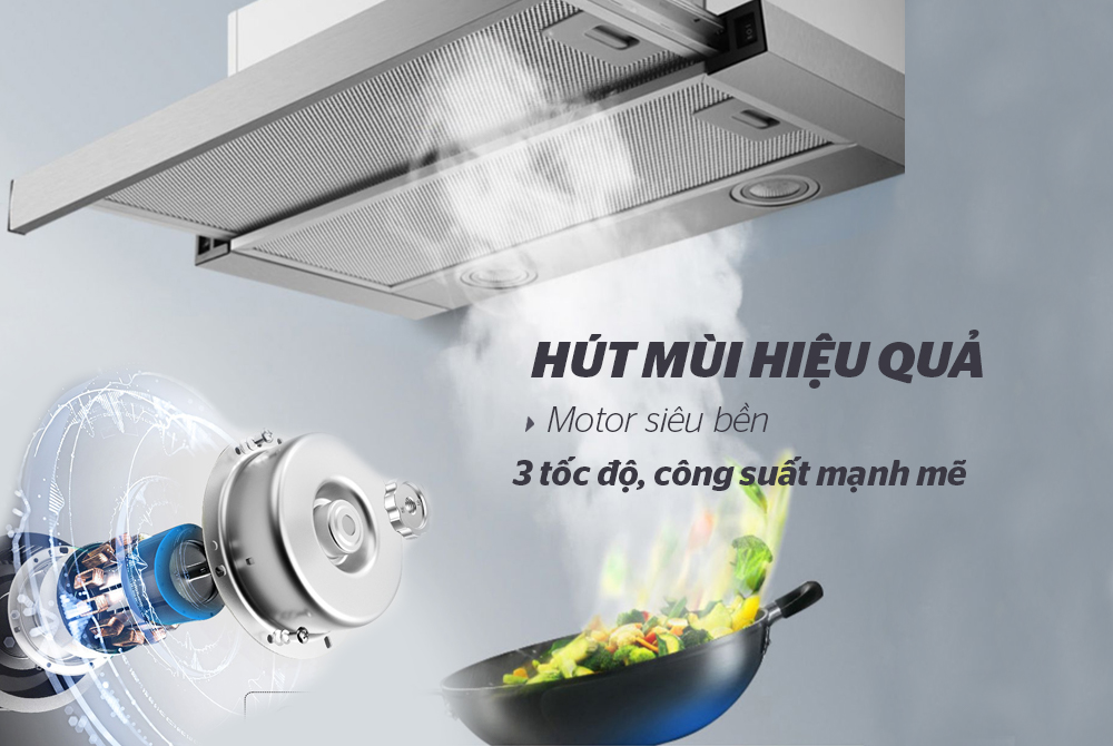 Máy hút mùi công suất lớn