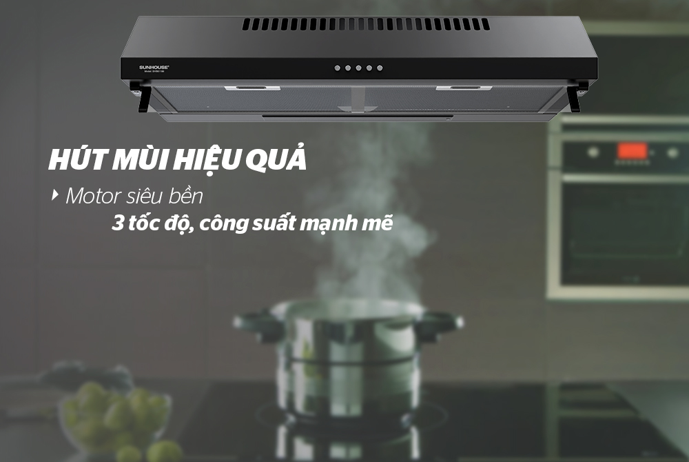 Máy hút mùi công suất mạnh