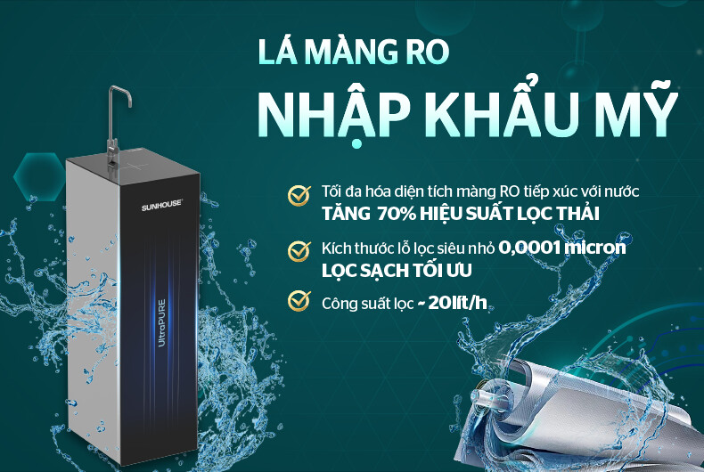 Máy lọc nước loại bỏ kim loại nặng