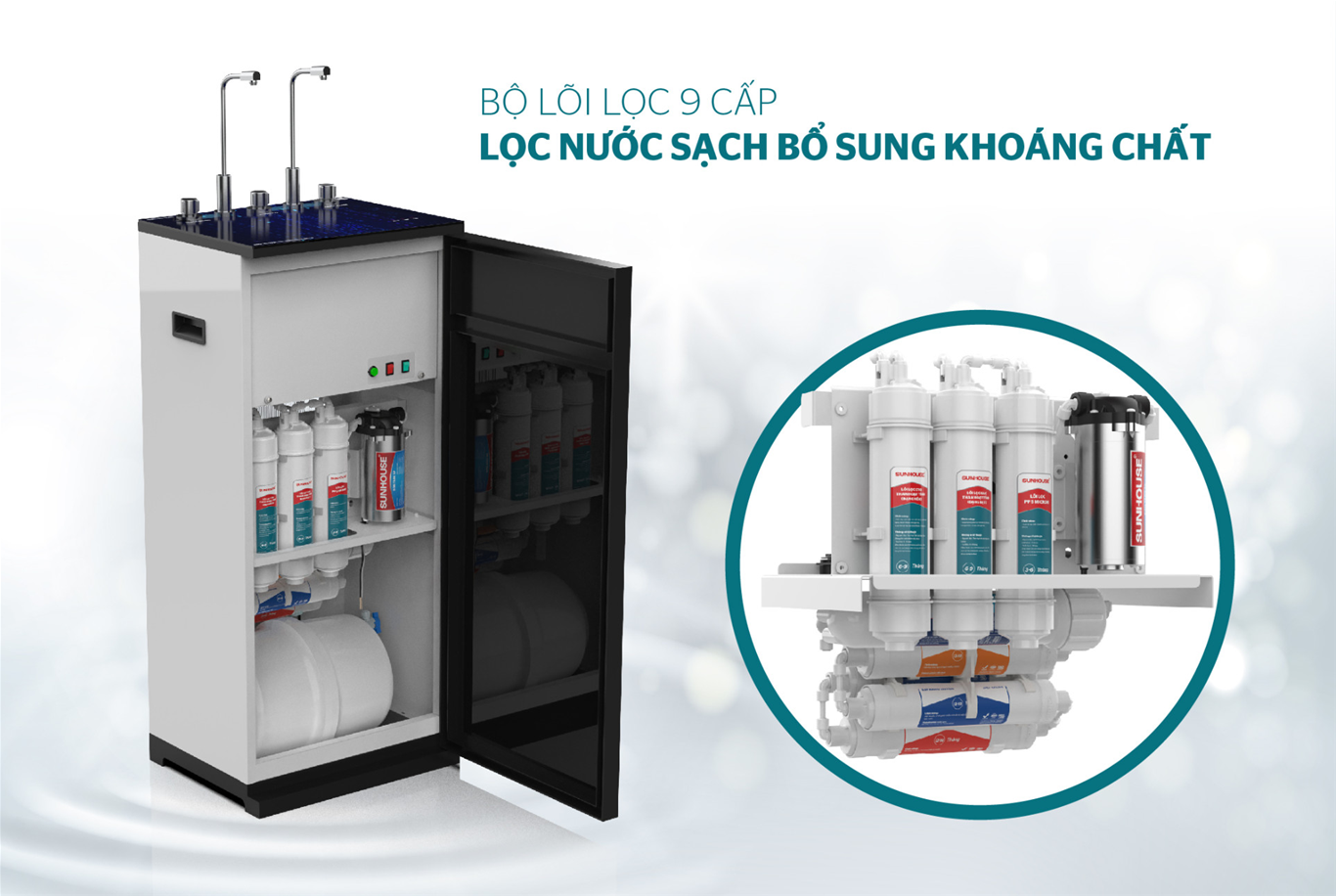 Máy lọc nước RO nóng lạnh