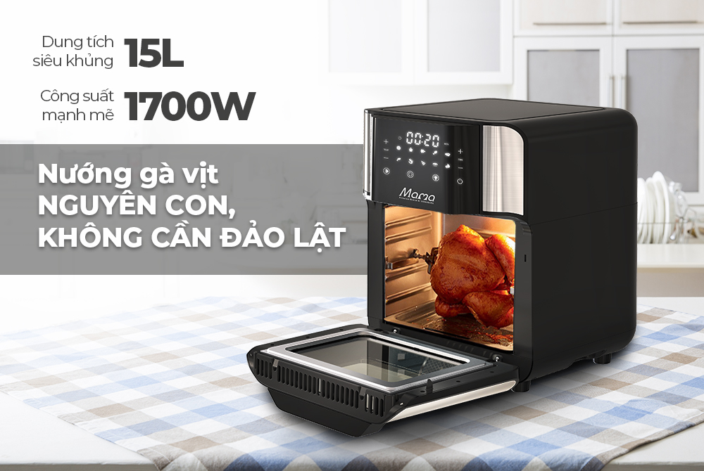 Nồi chiên không dầu 15L