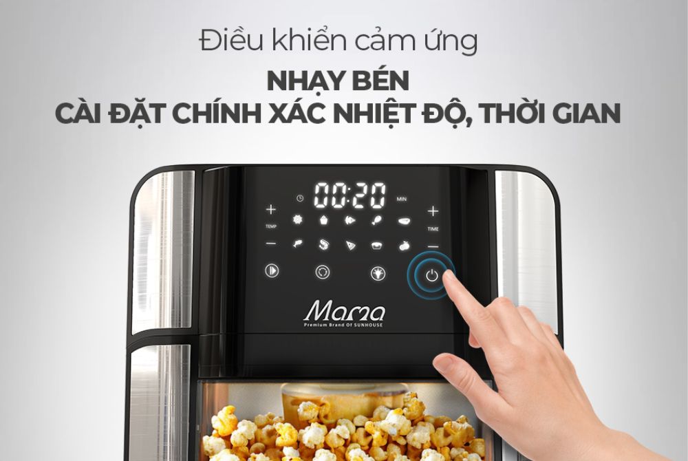 Nồi chiên không dầu có bảng điều khiển