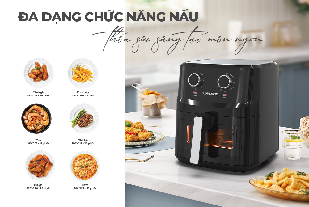 Thực đơn nấu nướng đa năng