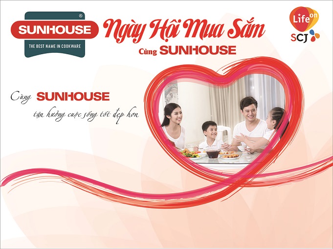 Ưu đãi đặc biệt từ SUNHOUSE trên kênh mua sắm trực tuyến SCJ TV Home Shopping