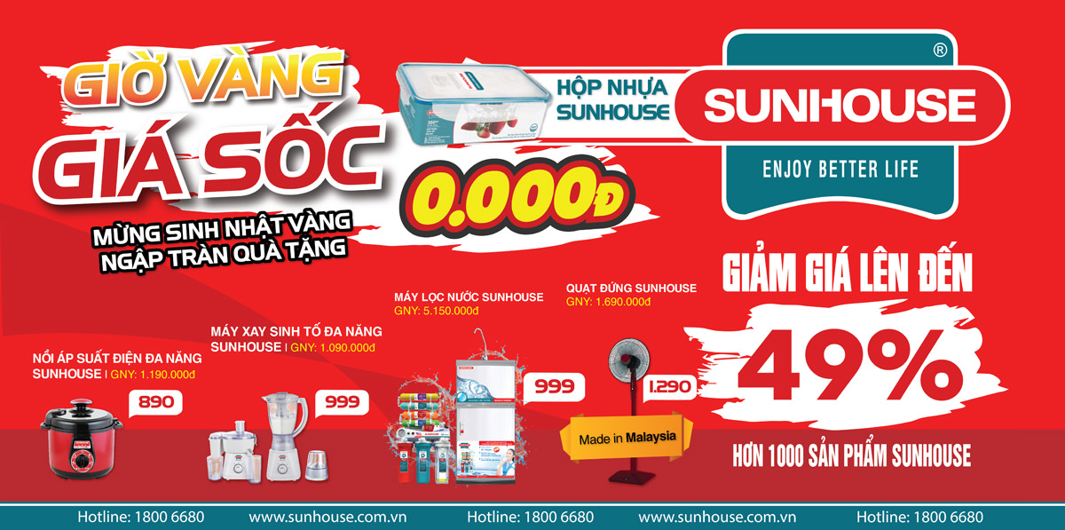 Sunhouse chào mừng sinh nhật siêu thị Pico Nguyễn Trãi