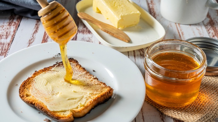 Nguyên liệu chính cho món bánh mì sandwich nướng mật ong