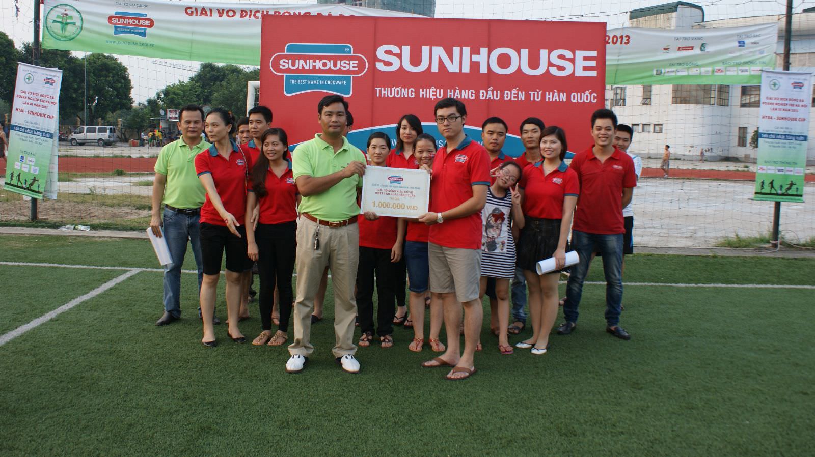 Chiến thắng kép của Sunhouse FC tại trận vòng 3 Sunhouse Cup 1