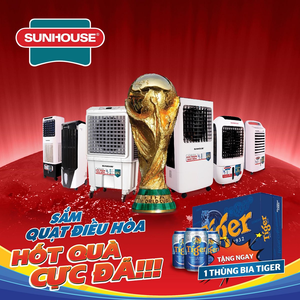 Cùng SUNHOUSE cuồng nhiệt chào đón World Cup 2018