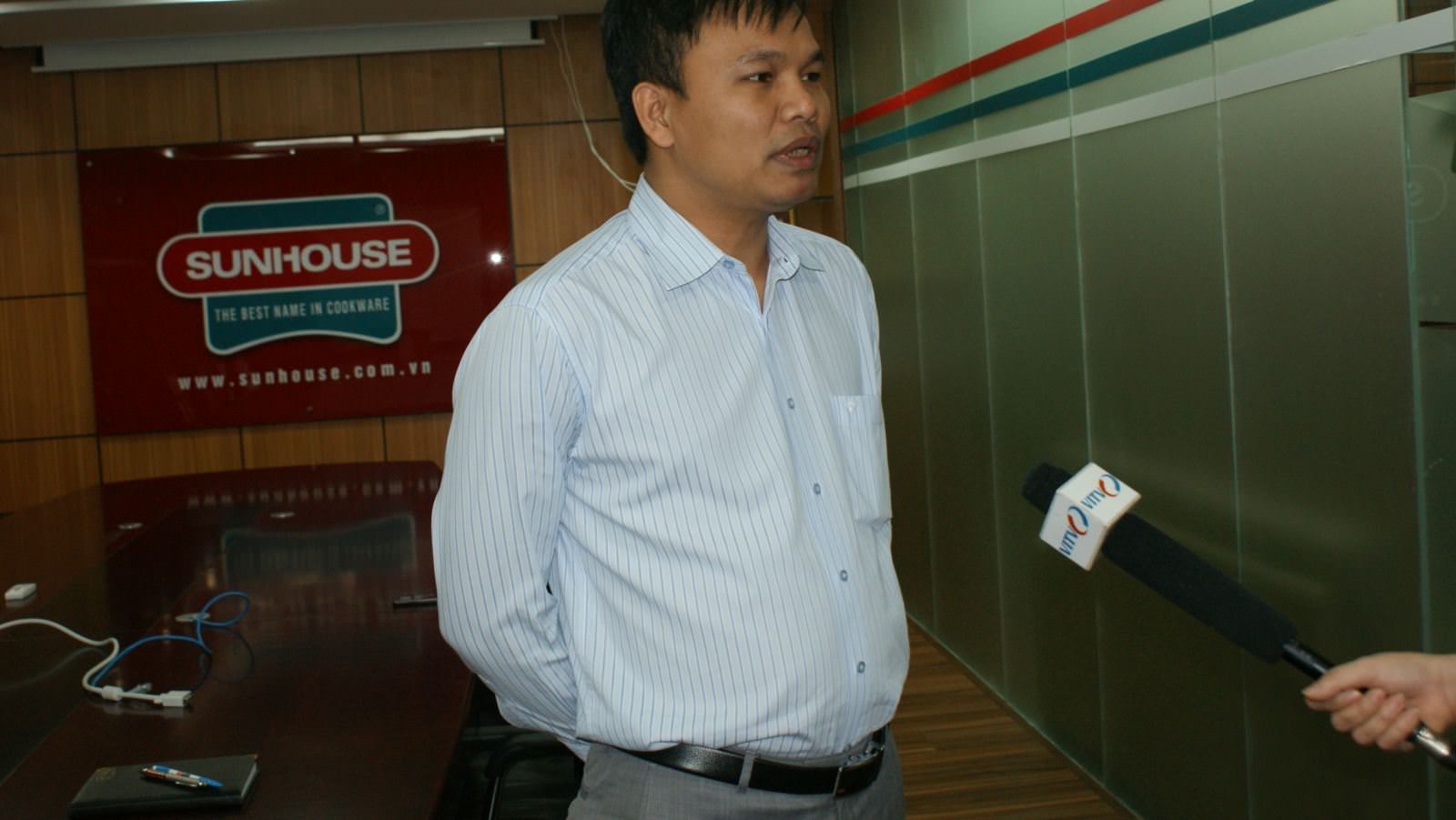 Giám đốc kinh doanh gia dụng Sunhouse trả lời phỏng vấn kênh thông tin tài chính số 1 Việt Nam VITV