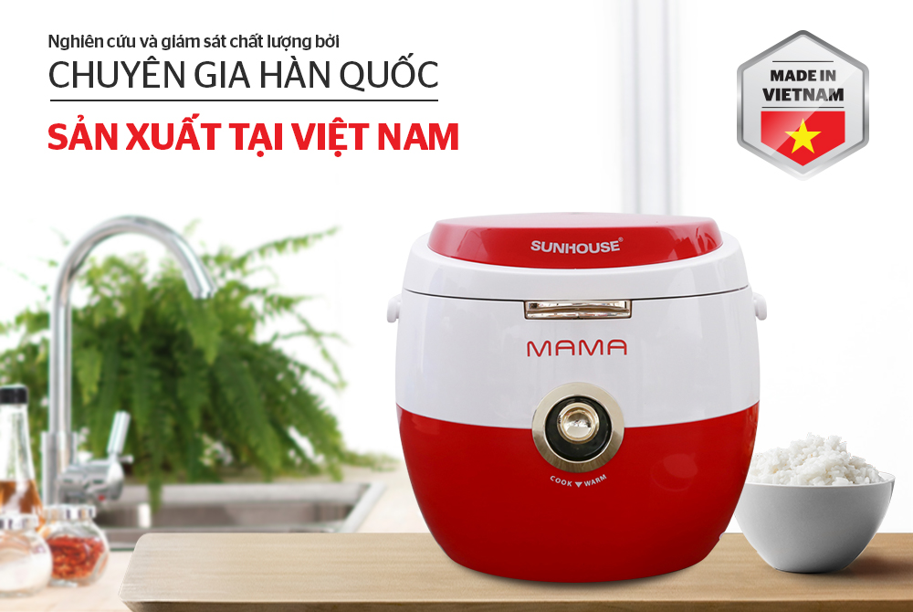 Top 3 nồi cơm điện SUNHOUSE sản xuất tại Việt Nam giá tốt 4