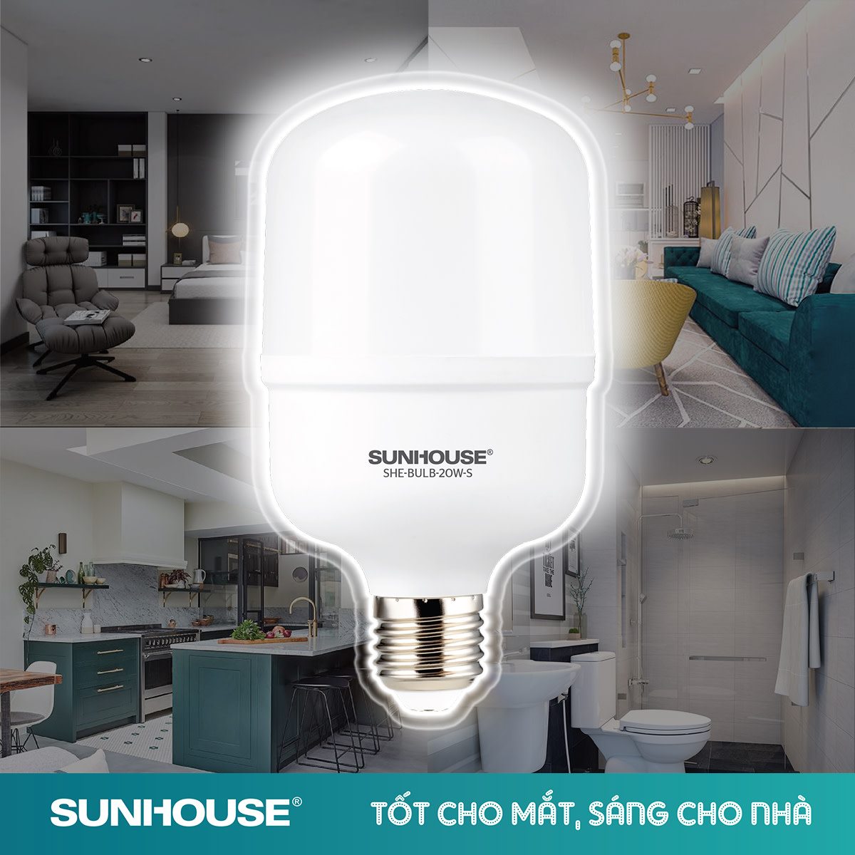 Đèn LED BULB 18w sử dụng trong nhà hay ngoài trời 1