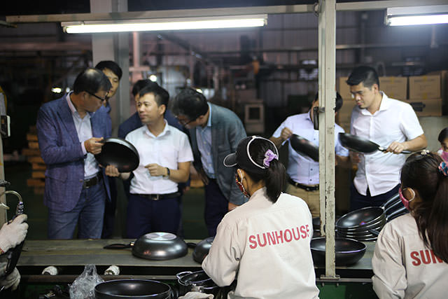 Lãnh đạo GS SHOP - Công ty Homeshopping hàng đầu Hàn Quốc đến thăm nhà máy SUNHOUSE và tìm cơ hội hợp tác 6