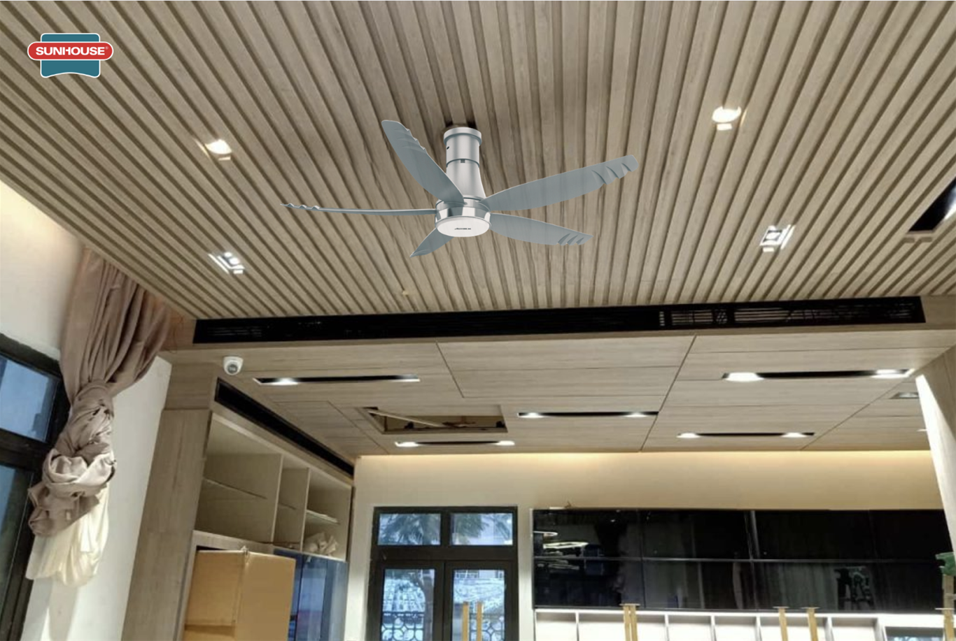 Bạn hoàn toàn có thể lắp đặt quạt trần không móc treo nếu có điểm neo chịu lực tối thiểu 50 - 80kg