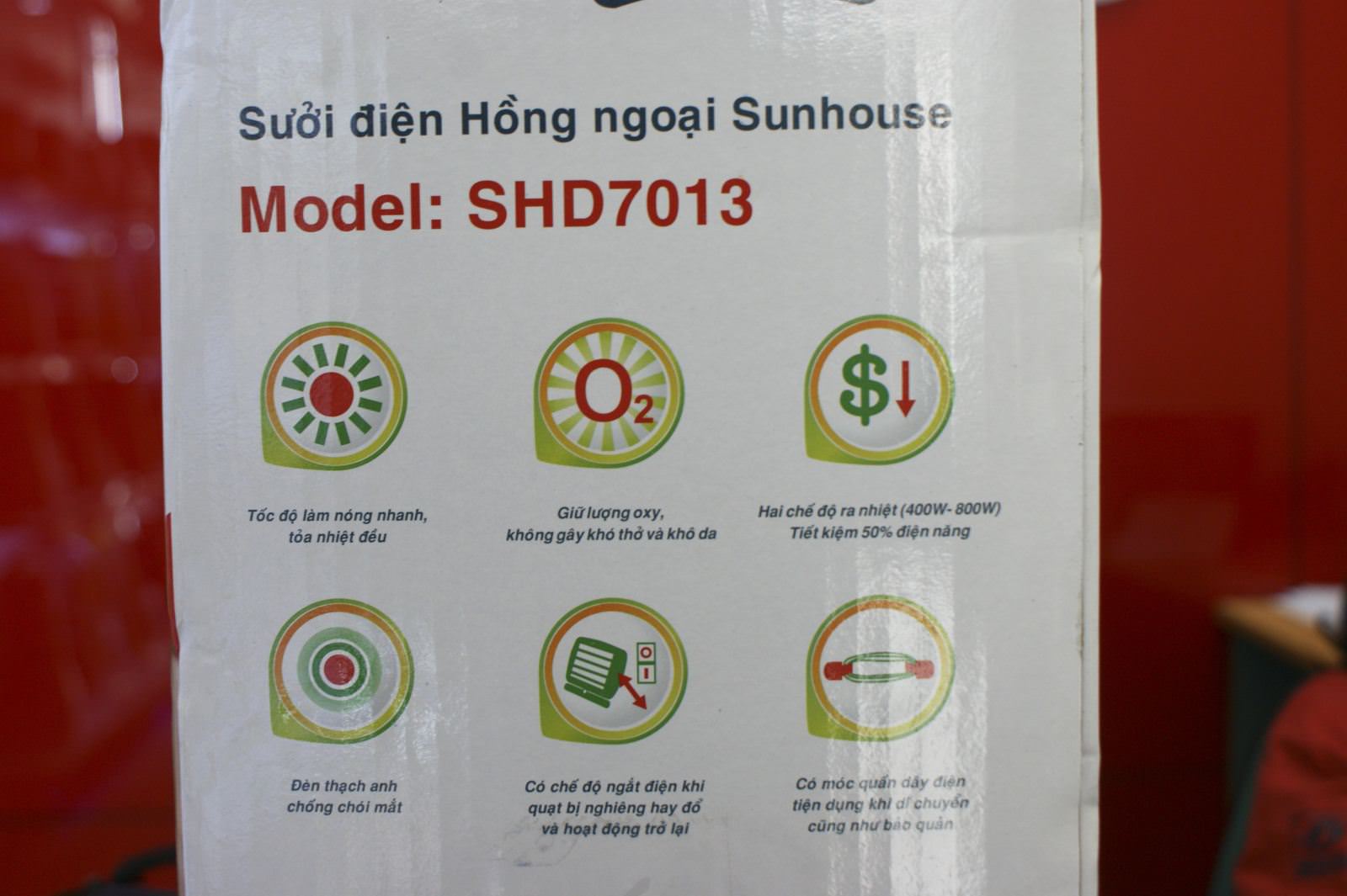 Máy sưởi điện Hồng ngoại Sunhouse – Sản phẩm tốt cho sức khỏe vào mùa Đông 2