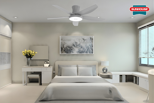 Quạt trần là giải pháp làm mát lý tưởng cho căn hộ chung cư