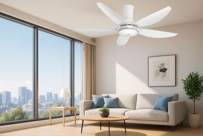 Quạt trần SUNHOUSE APF7676W phù hợp lắp đặt trong nhiều không gian khác nhau