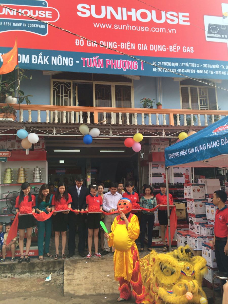Sunhouse khai trương showroom tại Đắk Nông