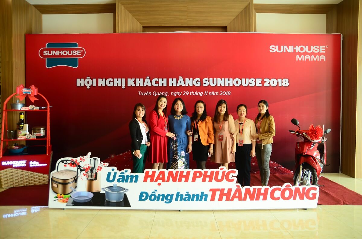 SUNHOUSE tổ chức thành công hội nghị khách hàng 2018 tại Hà Nam, Vĩnh Phúc và Tuyên Quang – Sẵn sàng tâm thế chinh phục với nhãn hàng mới SUNHOUSE MAMA 007
