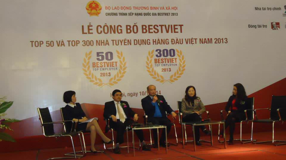 Tập đoàn Sunhouse đạt giải Top 300 Nhà Tuyển Dụng hàng đầu Việt Nam 2013 1