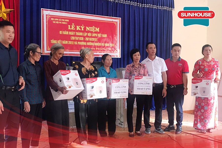 Tập đoàn SUNHOUSE phối hợp cùng các NPP, Đại lý trong các hoạt động từ thiện xã hội tại Hải Phòng, Cao Bằng 04