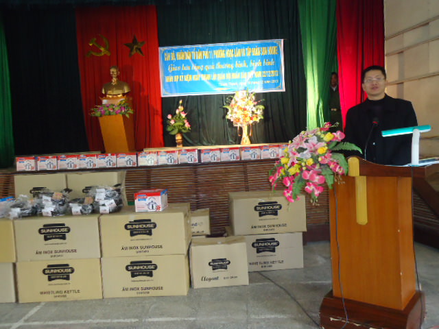 Tâp đoàn Sunhouse tham gia giao lưu-tri ân tặng quà thương bệnh binh tại Bắc Ninh 2