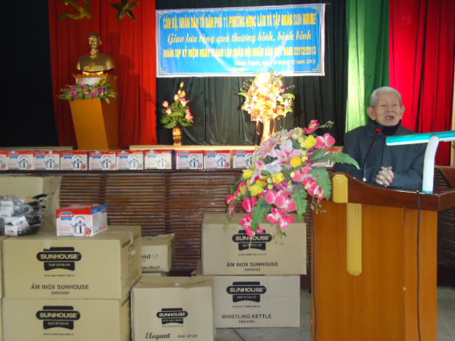 Tâp đoàn Sunhouse tham gia giao lưu-tri ân tặng quà thương bệnh binh tại Bắc Ninh 3