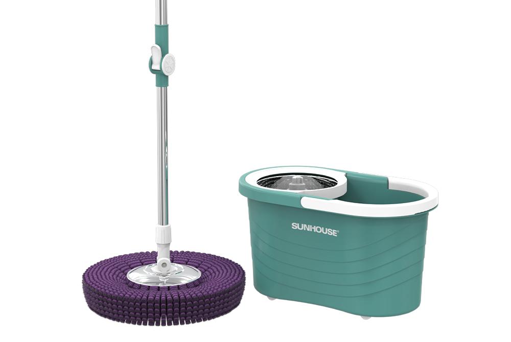 BỘ LAU NHÀ XOAY 360 ĐỘ SUNHOUSE KS-CL300IB