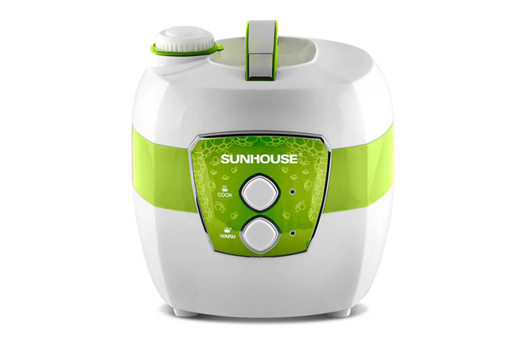 Nồi cơm điện 2L SUNHOUSE MAMA SHD8620 trắng xanh 001