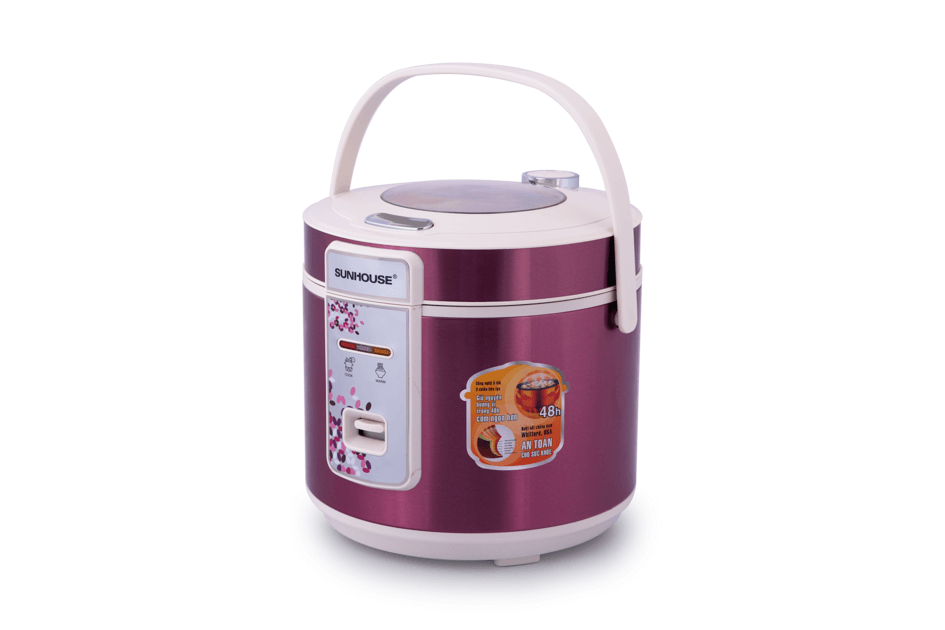 Nồi cơm điện 2L SUNHOUSE SHD8618 tím 002