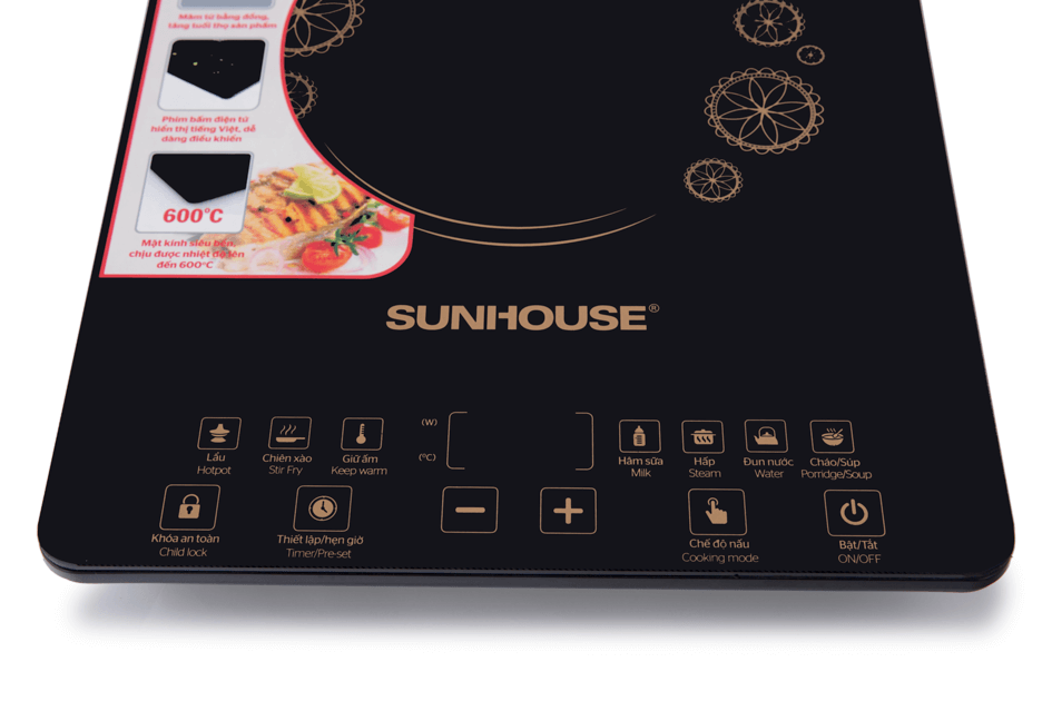 Bếp điện từ cảm ứng SUNHOUSE SHD6870 005