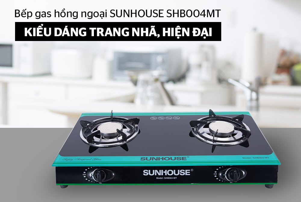 Bếp gas dương hồng ngoại SUNHOUSE SHB004MT 01