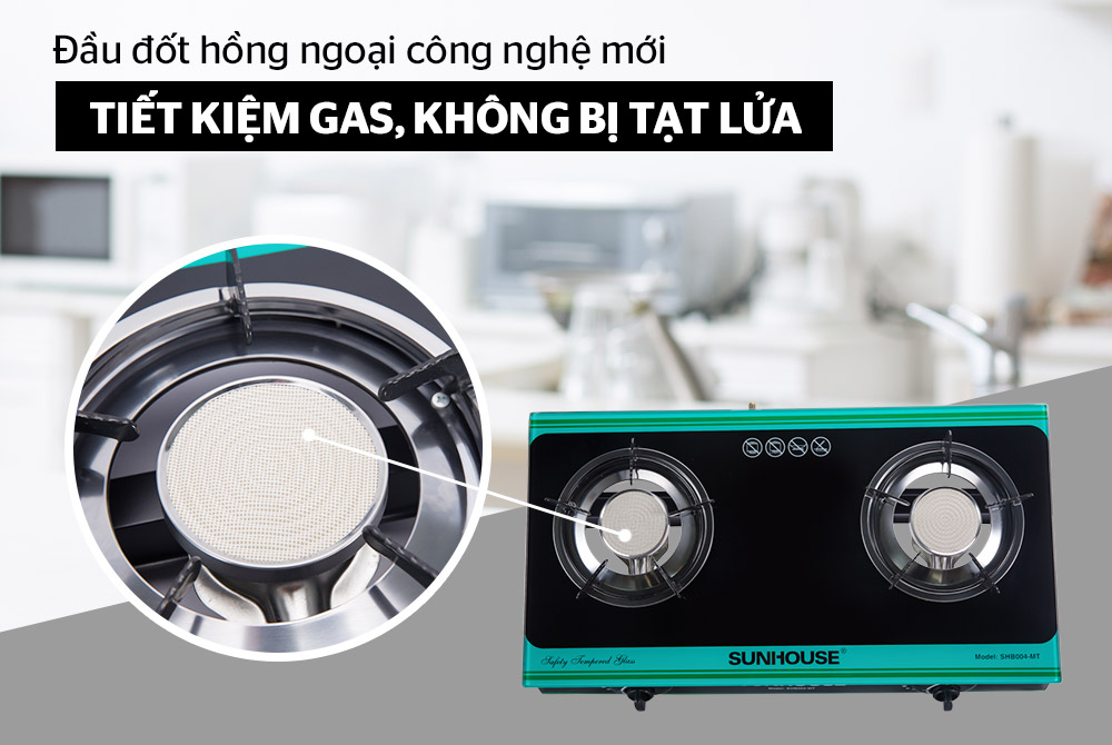 Bếp gas dương hồng ngoại SUNHOUSE SHB004MT 04