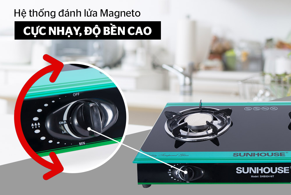 Bếp gas dương hồng ngoại SUNHOUSE SHB004MT 05