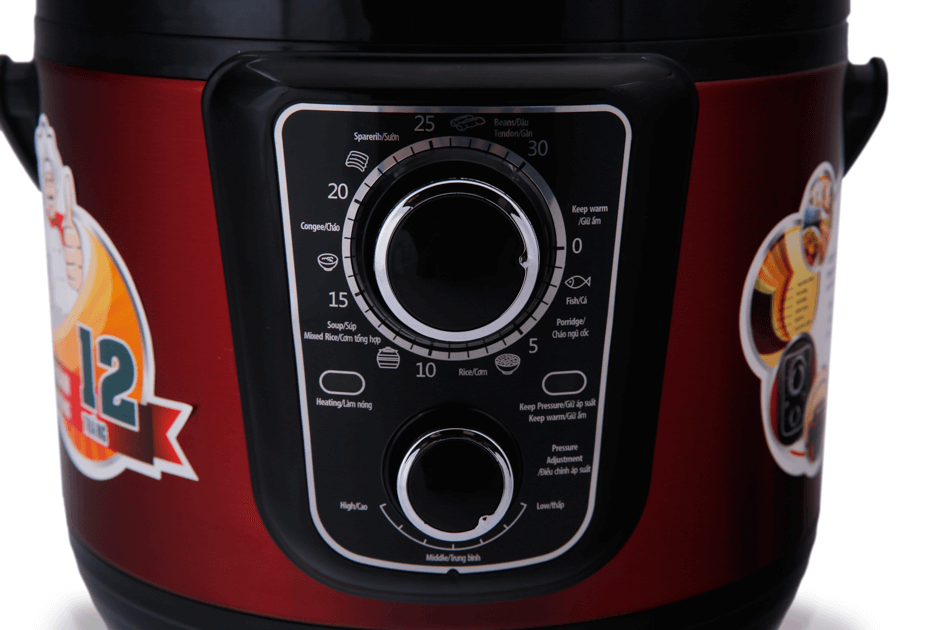 Nồi áp suất điện tử đa năng SUNHOUSE SHD1658 đỏ 004
