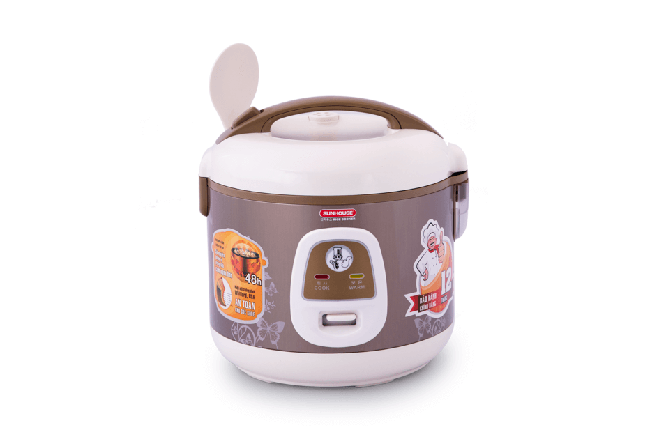 Nồi cơm điện 1.2L SUNHOUSE SHD8216 vàng 001