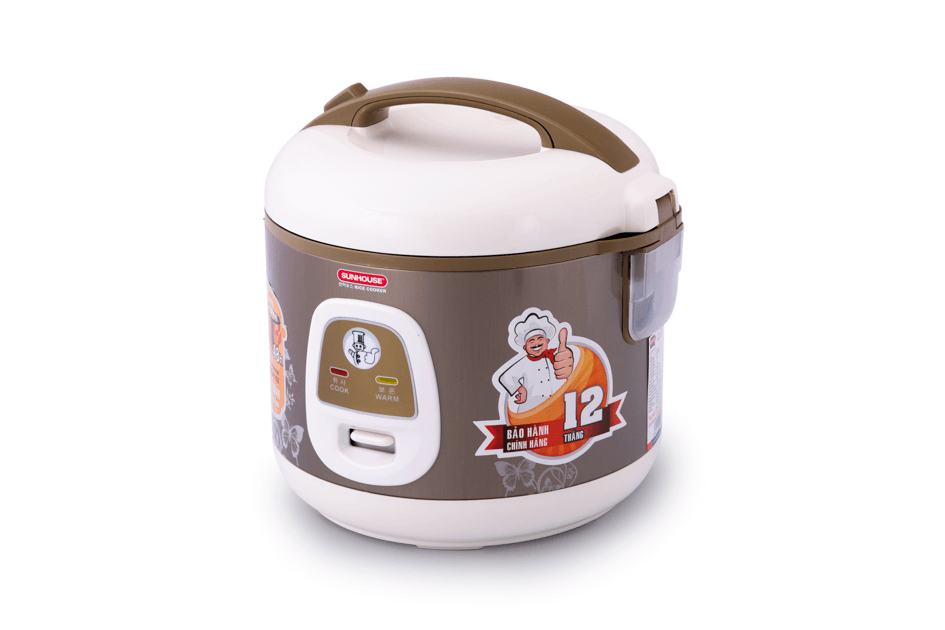 Nồi cơm điện 1.2L SUNHOUSE SHD8216 vàng 002