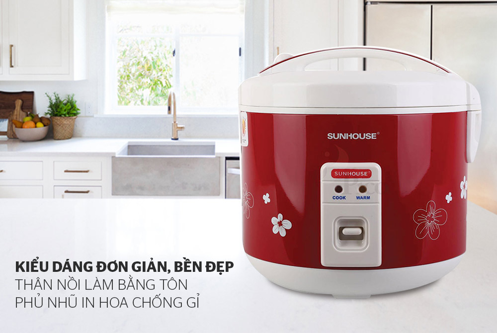 Nồi cơm điện 1.8L SUNHOUSE SHD8601 02