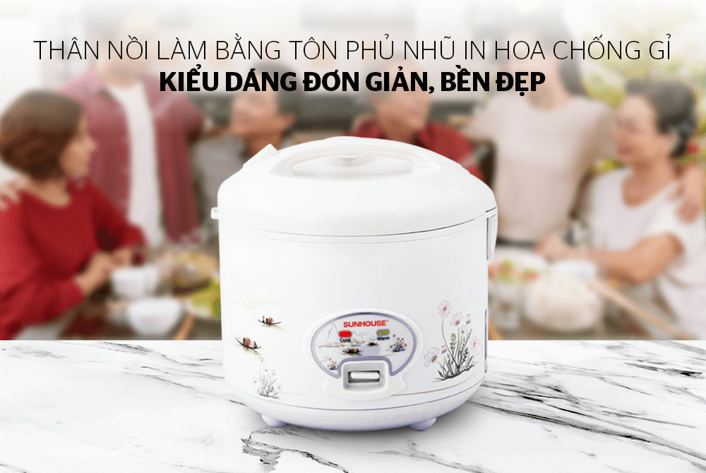 Nồi cơm điện 1.8L SUNHOUSE SHD8602 02