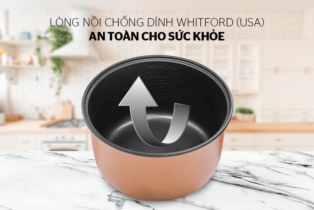 Nồi cơm điện 1.8L SUNHOUSE SHD8602 05