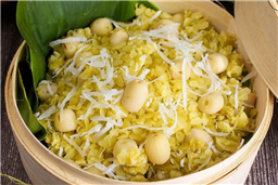 Cách nấu xôi hạt sen bằng nồi cơm điện dẻo tơi hơn ngoài hàng